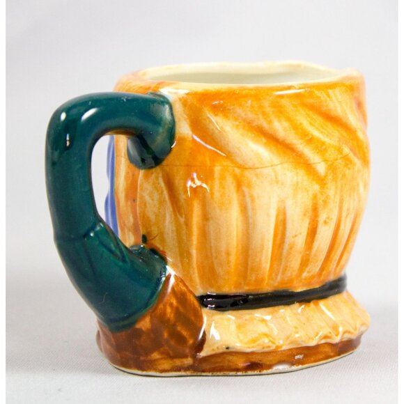 Vintage Ceramic Tiny Toby Style Miniature Character Mug Japan - Picture 3 of 5